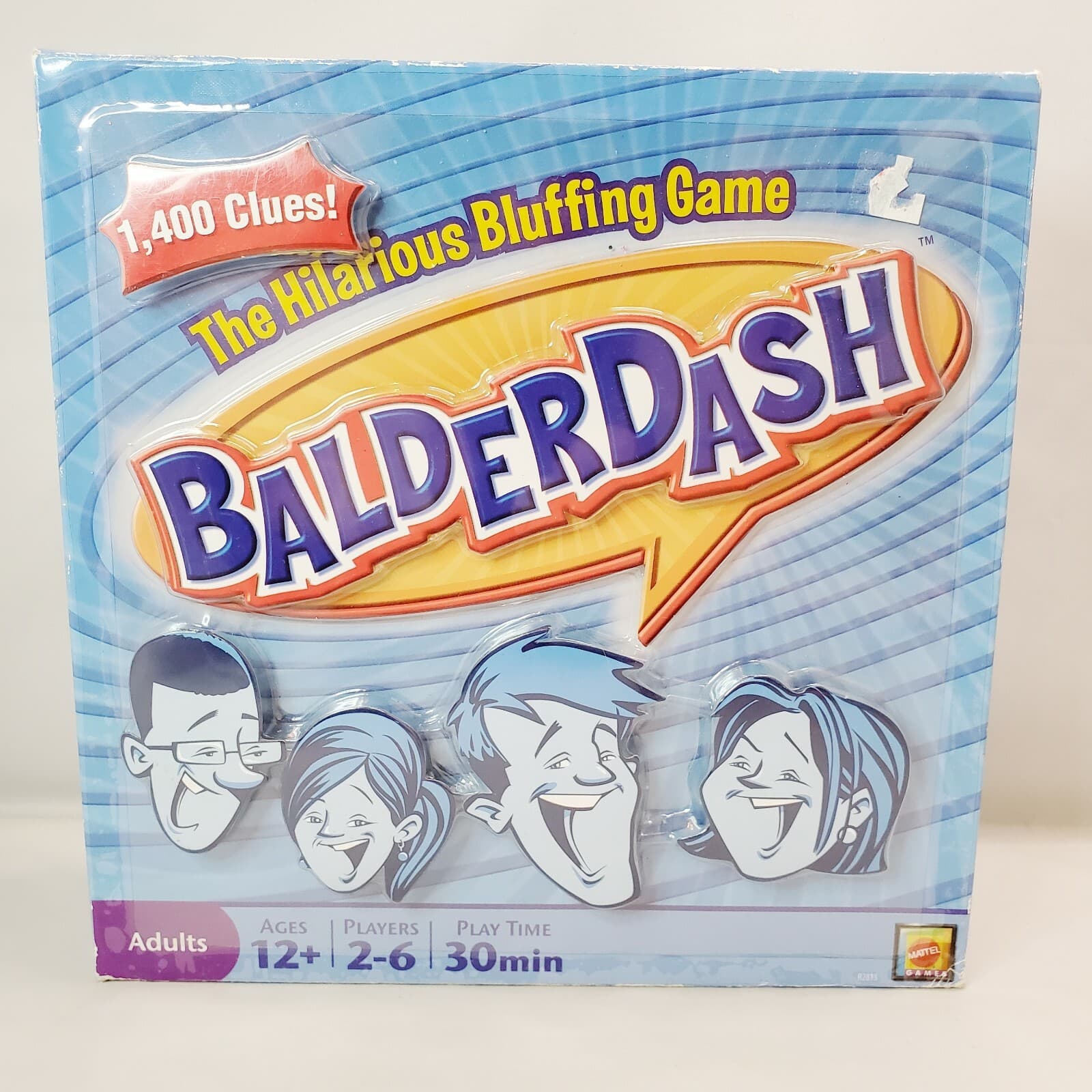 Balderdash Board Game the Hilarious Bluffing Game (2009 Mattel) Adult Game