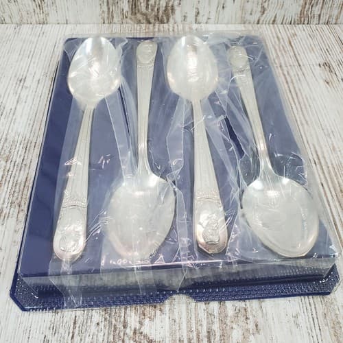 Vintage WM ROGERS & CO Set of 4 Silver Plate Presidential Collectible Spoons #2 - Thumbnail 6