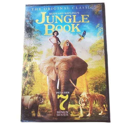 The Jungle Book: Includes 7 Bonus Movies DVD Free Shipping New Sealed