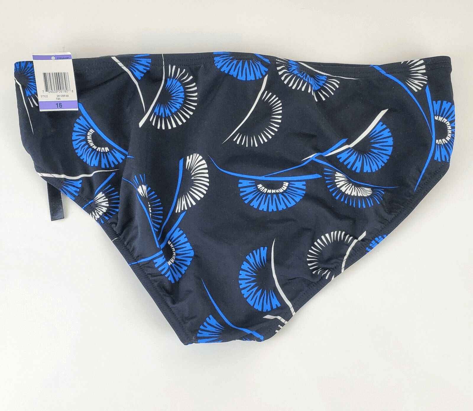 INC International Concepts Womens Size 16 Flower Print Bikini Swim Bottom - Thumbnail 2