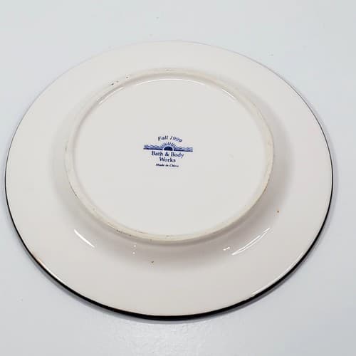 Vintage Bath & Body Works Chocolate Chunk Brownie Candle Plate 1999 - Thumbnail 3