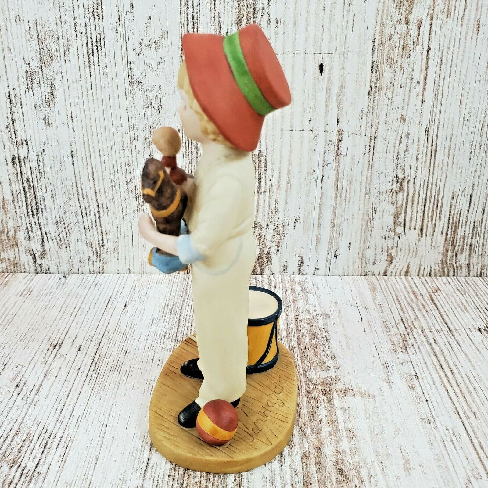 Jan Hagara Figurine Jody and the Toy Horse 1983-84 Limited Edition Porcelain - Thumbnail 3