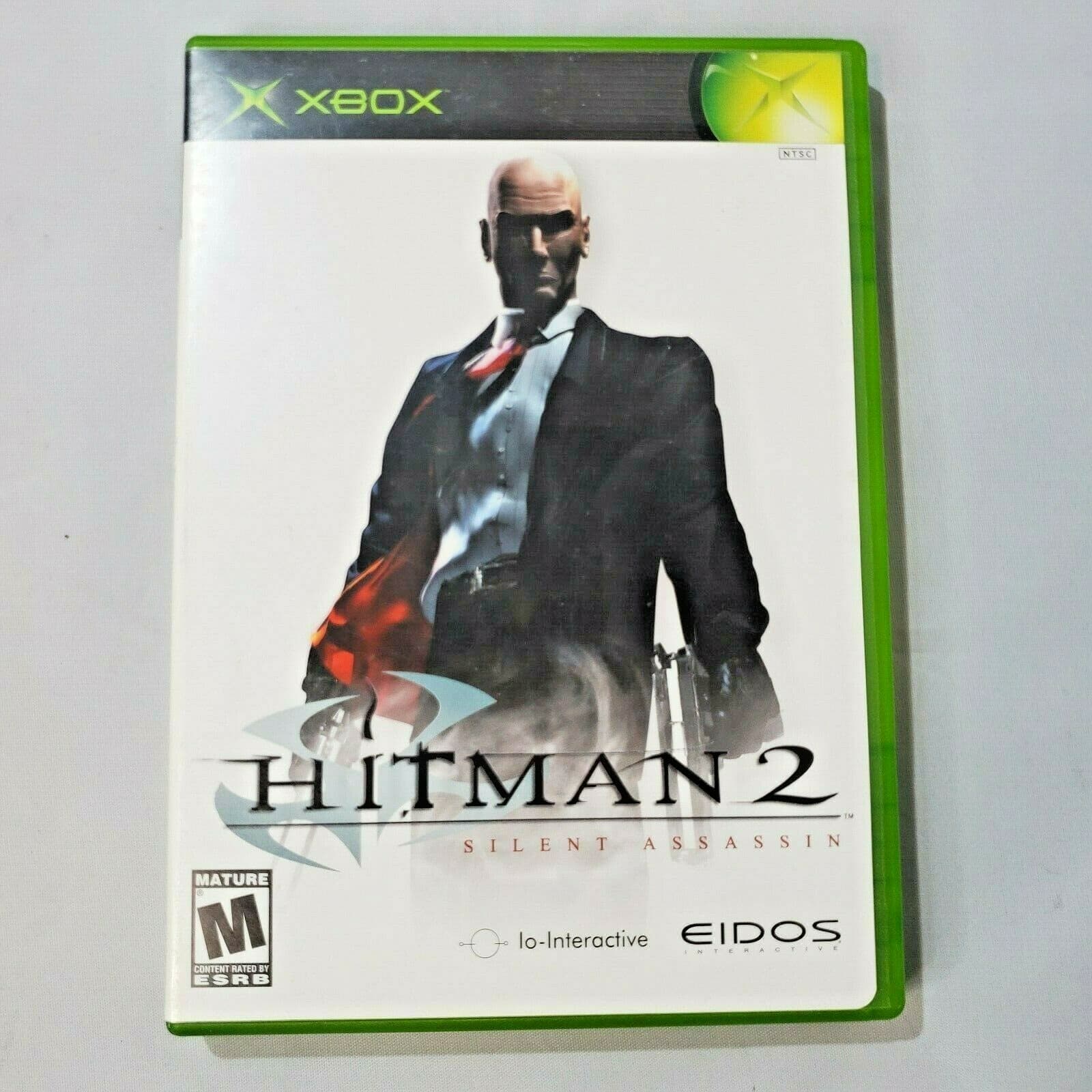Xbox Hitman 2 Silent Assassin Video Game Complete with Manual Free Shipping
