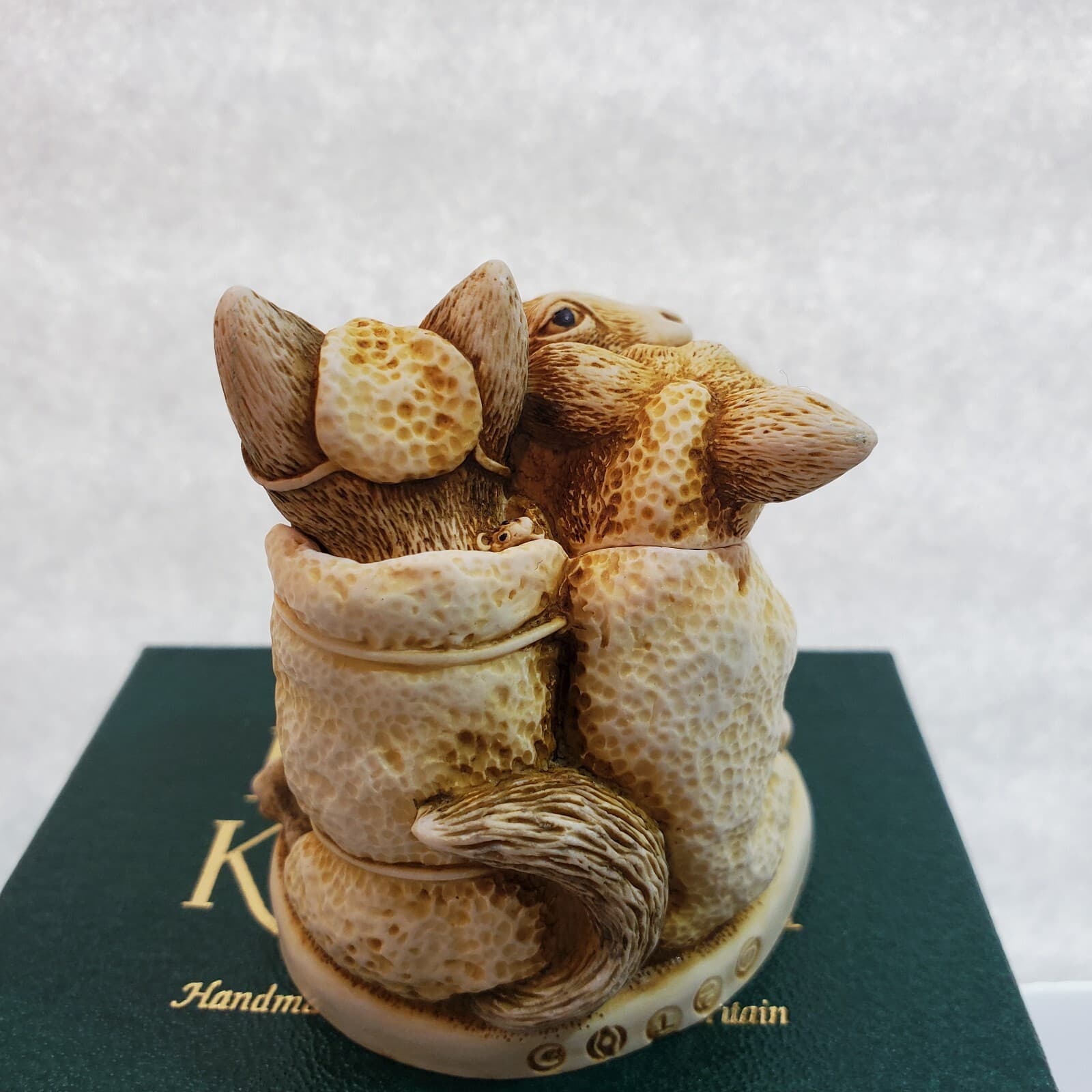 Harmony Kingdom Mutton Chop Wolf in Sheep Skin UK Made 1997 Trinket Box Figurine - Thumbnail 3