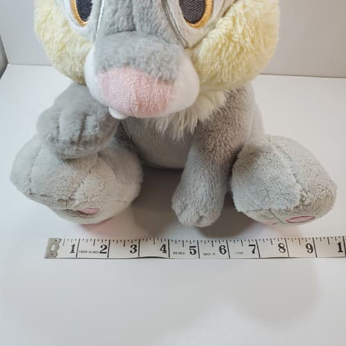 Disney Store Authentic Thumper Big Feet Rabbit Plush Stuffed Animal Toy 10” Tall - Thumbnail 12