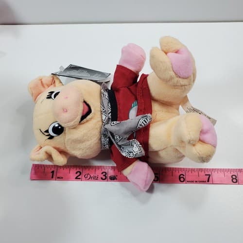 Vintage 1997 Harley Davidson RACER Hog Pig Bean Bag Plush Stuffed Animal Toy - Thumbnail 6