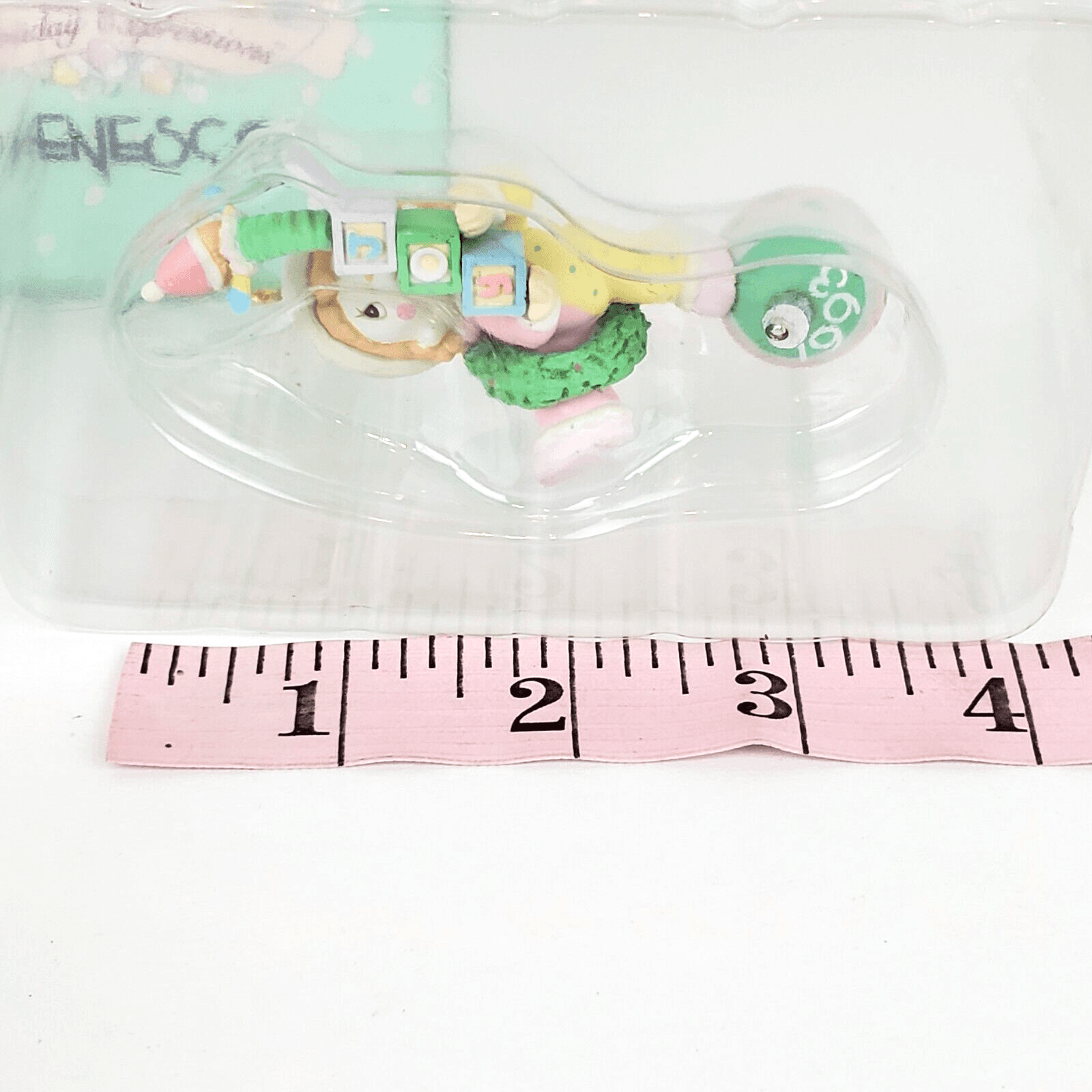 Vtg Precious Moments Holiday Expressions Balancing A Busy Season 1993 Ornament - Thumbnail 6