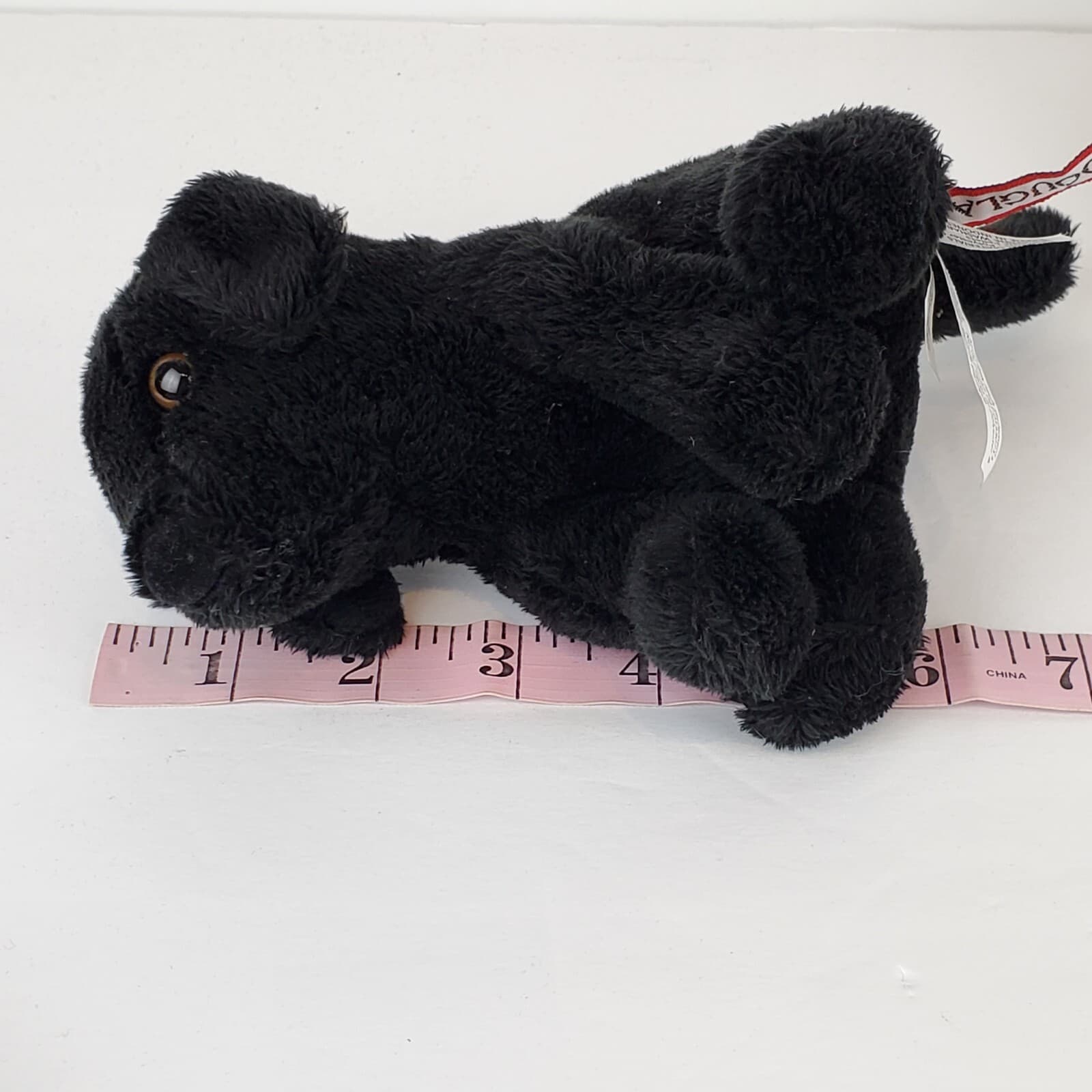 2 Douglas Cuddle Toys Black Labrador Labs Puppy Dogs Stuffed Animals Plush 6” - Thumbnail 10