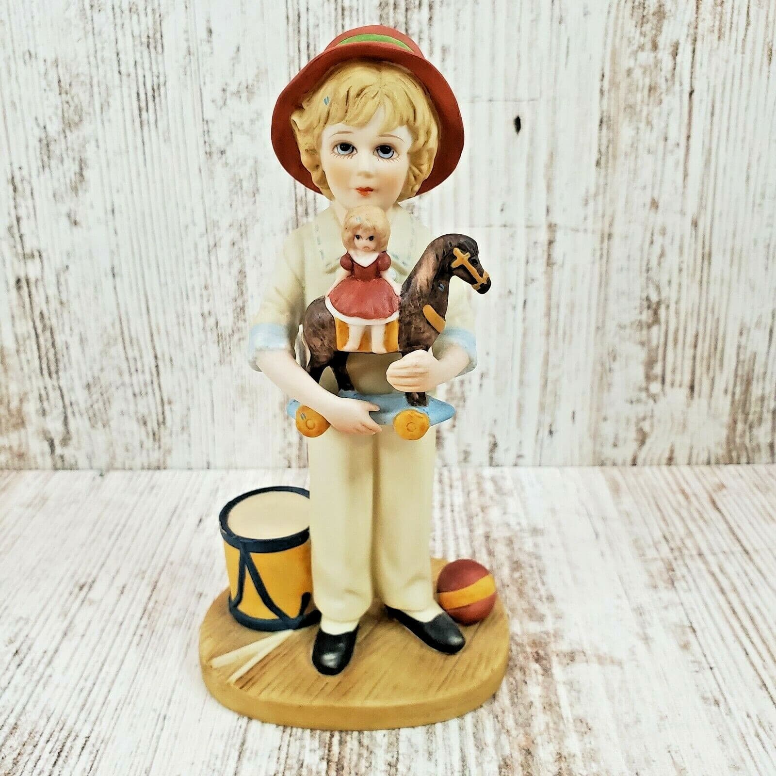 Jan Hagara Figurine Jody and the Toy Horse 1983-84 Limited Edition Porcelain