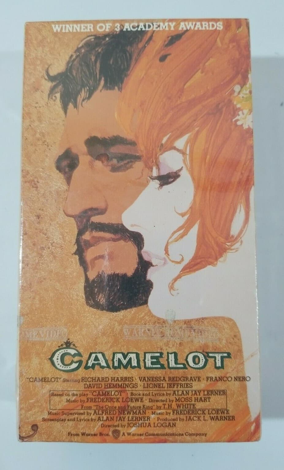 CAMELOT VHS 2-Tape Set Richard Harris Vanessa Redgrave Warner Bros New Sealed