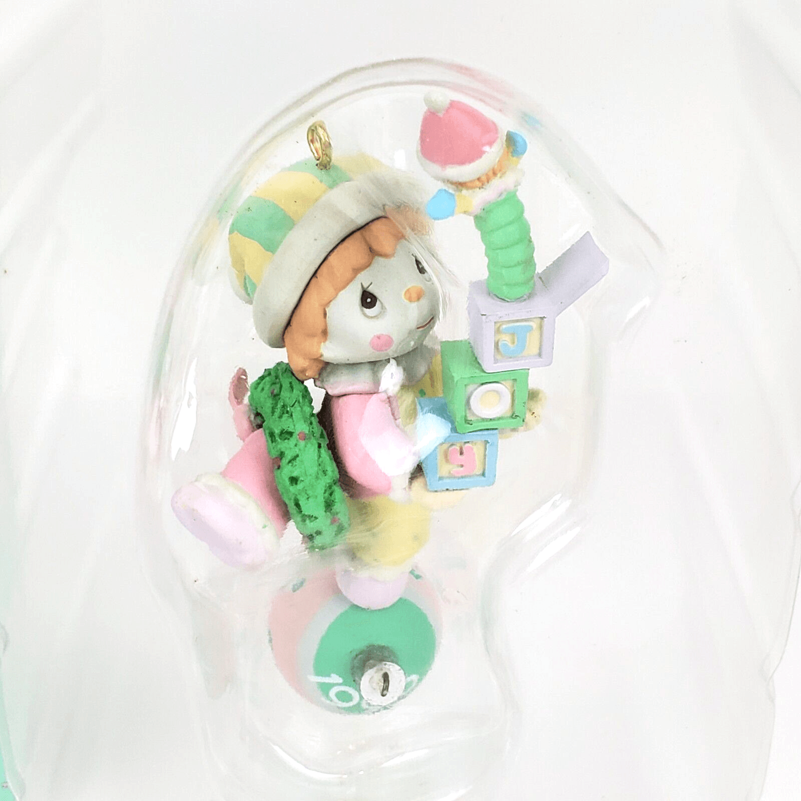 Vtg Precious Moments Holiday Expressions Balancing A Busy Season 1993 Ornament - Thumbnail 2