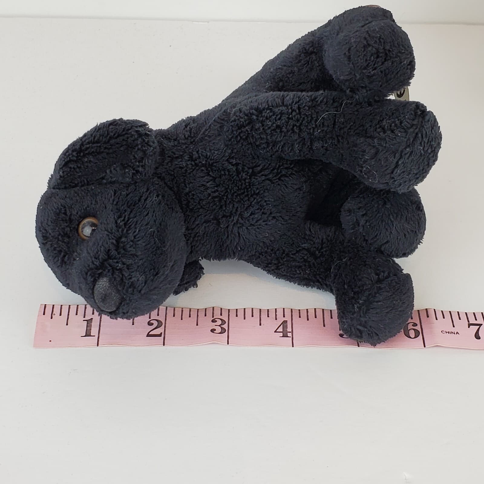 2 Douglas Cuddle Toys Black Labrador Labs Puppy Dogs Stuffed Animals Plush 6” - Thumbnail 9