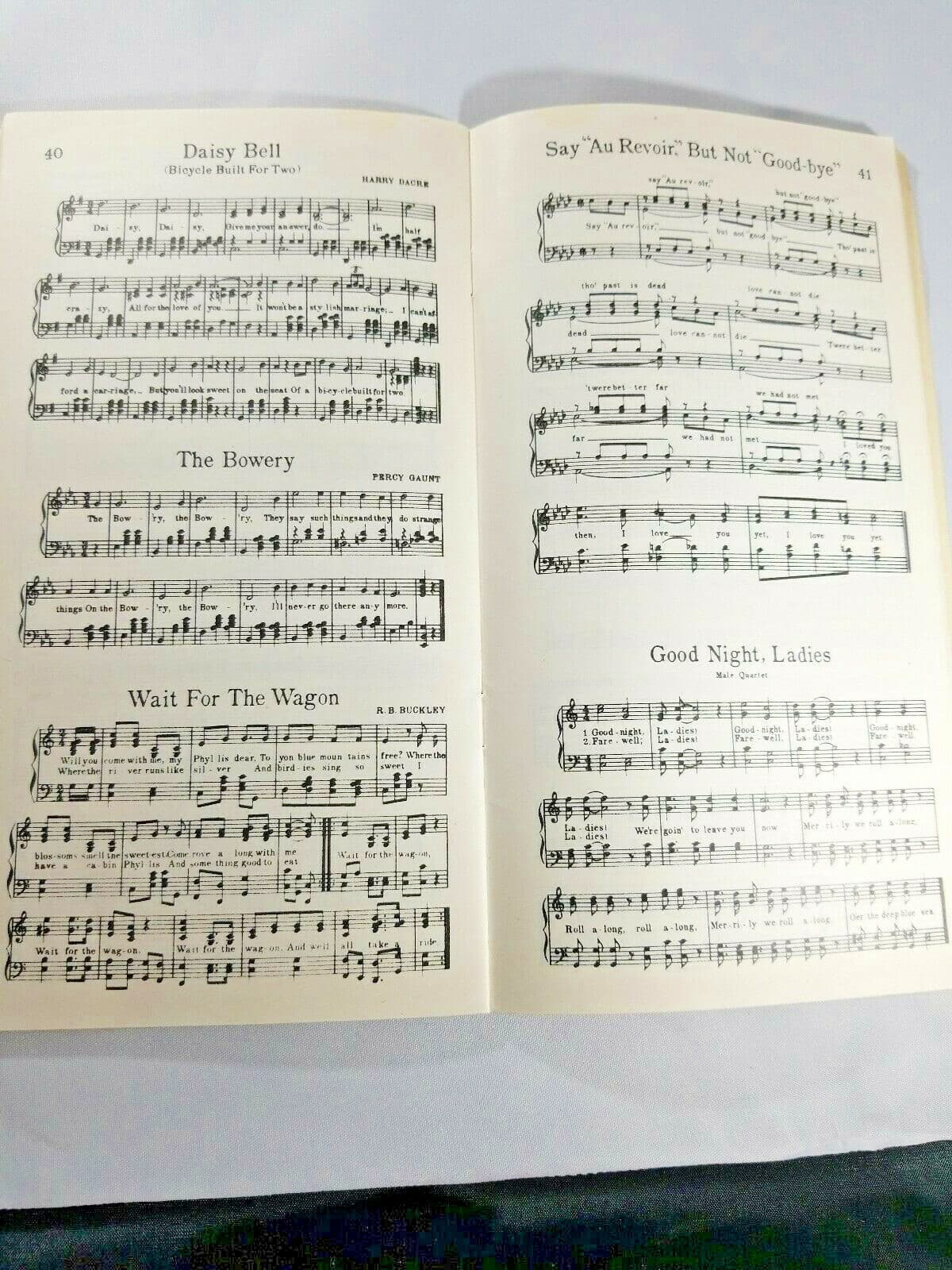 Vintage Treasure Chest Community Songster 1936 Mixed or Male Quartets - Thumbnail 5