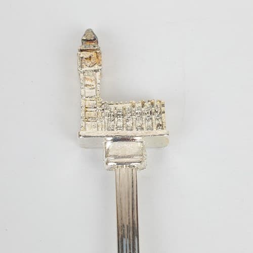 Vintage Collectible S.S.L Silver Plated London Big Ben Souvenir Stamped Spoon - Thumbnail 3