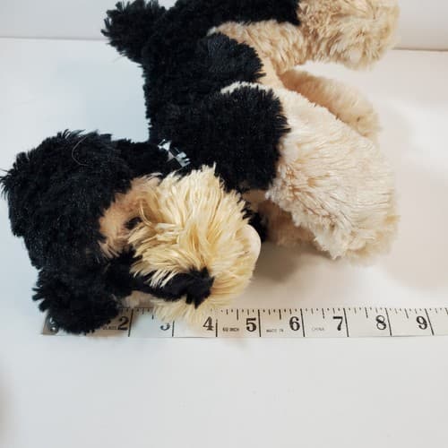 Beemer Plush 8” Dog Purina Tag by Build a Bear Black Cream Plush Stuffed Animal - Thumbnail 9