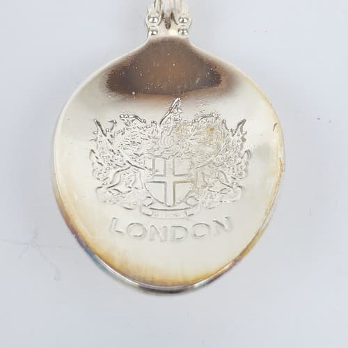 Vintage Collectible S.S.L Silver Plated London Big Ben Souvenir Stamped Spoon - Thumbnail 2