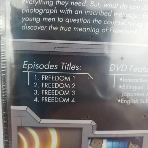 Freedom Volume 1 - Bandai Visual Sunrise - Anime DVD NEW Sealed - Thumbnail 3