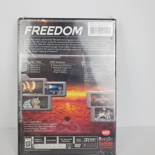 Freedom Volume 1 - Bandai Visual Sunrise - Anime DVD NEW Sealed - Thumbnail 2