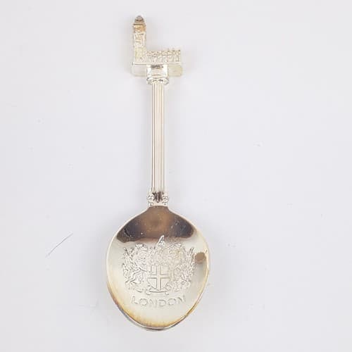 Vintage Collectible S.S.L Silver Plated London Big Ben Souvenir Stamped Spoon