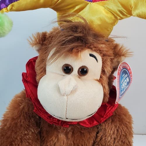 Ringling Bros Jester Monkey 18” Plush Animal Greatest Show on Earth Circus - Thumbnail 4