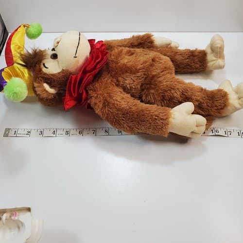 Ringling Bros Jester Monkey 18” Plush Animal Greatest Show on Earth Circus - Thumbnail 8