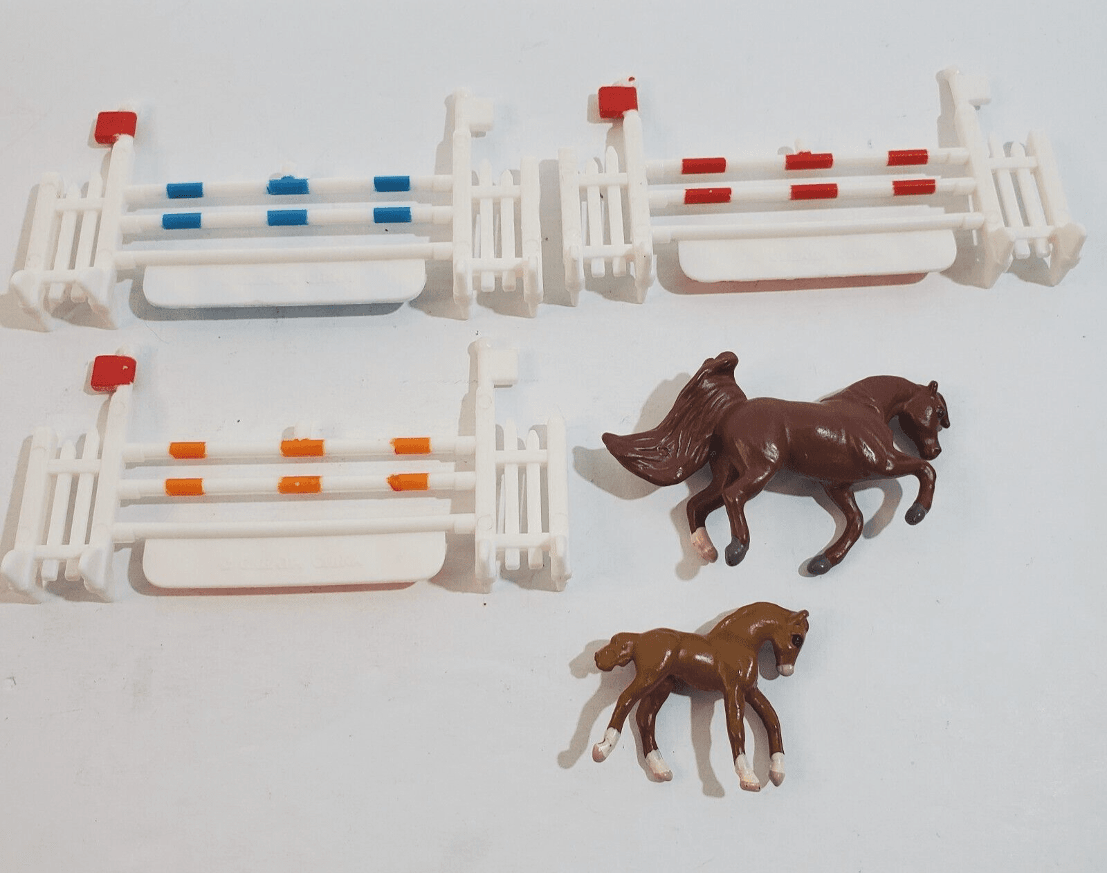 Vintage Creata Winner’s Choice Plastic Mini and Micro Horse 3 Oxers Jump Fences