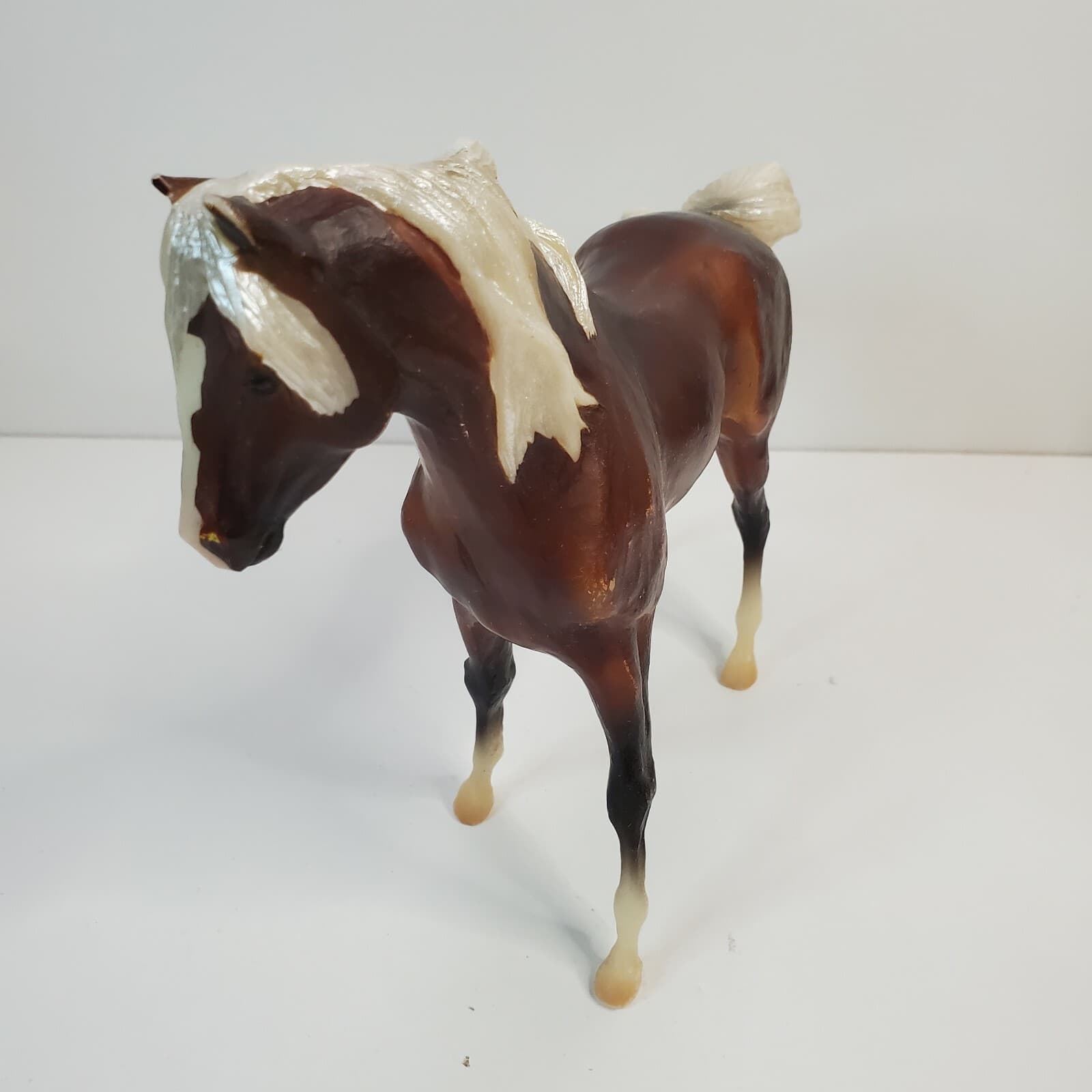 Vintage Breyer Reeves Brown and White Chestnut Collectible Model Toy Horse - Thumbnail 3