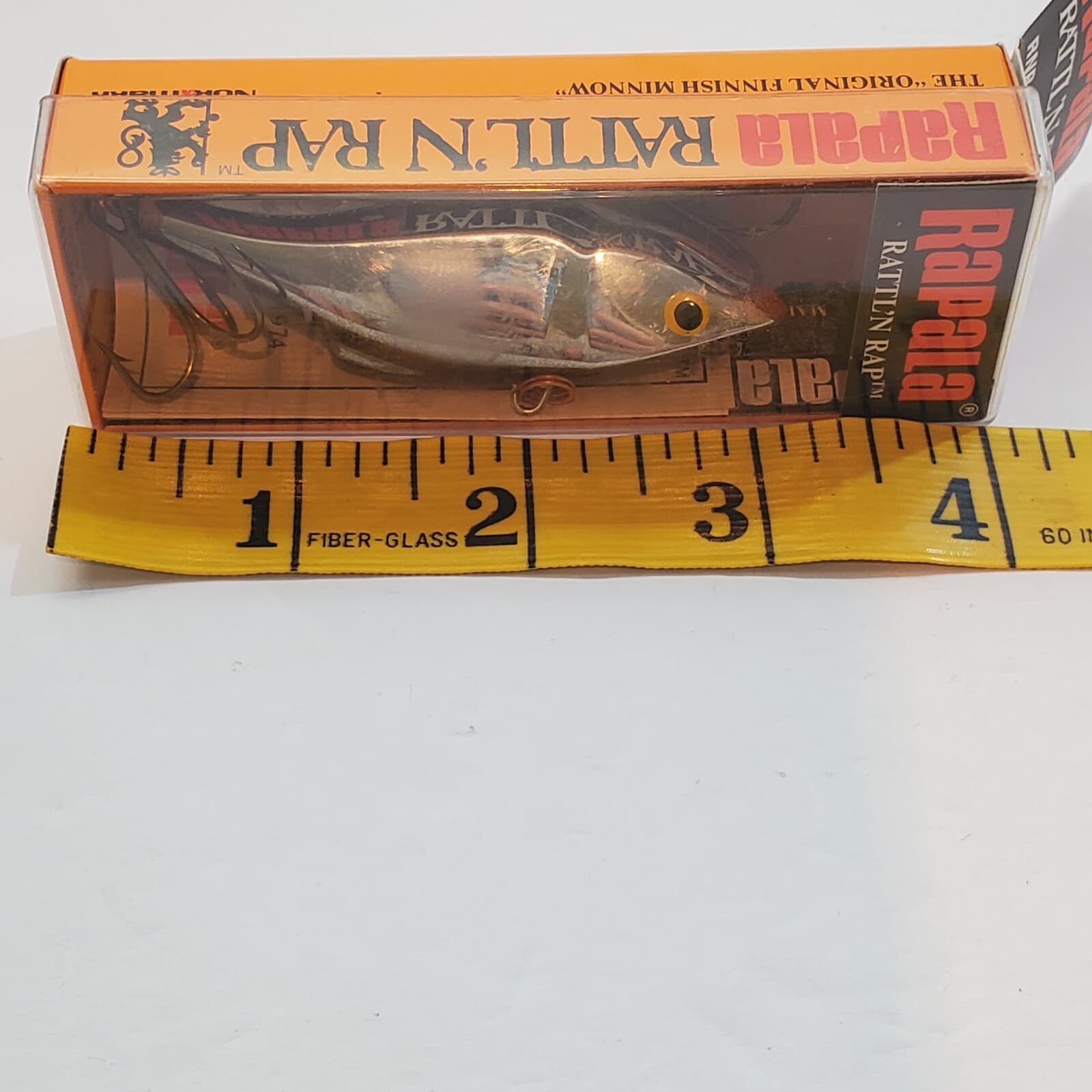 Rapala Rattl'n Rap RNR-7 CH 2.75 in Chrome / Black Nor Mark 1/2 oz Fishing Lure - Thumbnail 6