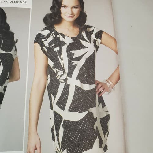 Vogue Sewing Pattern V1217 Anna Sui Misses Dress Slip Uncut E5 14-22 - Thumbnail 3