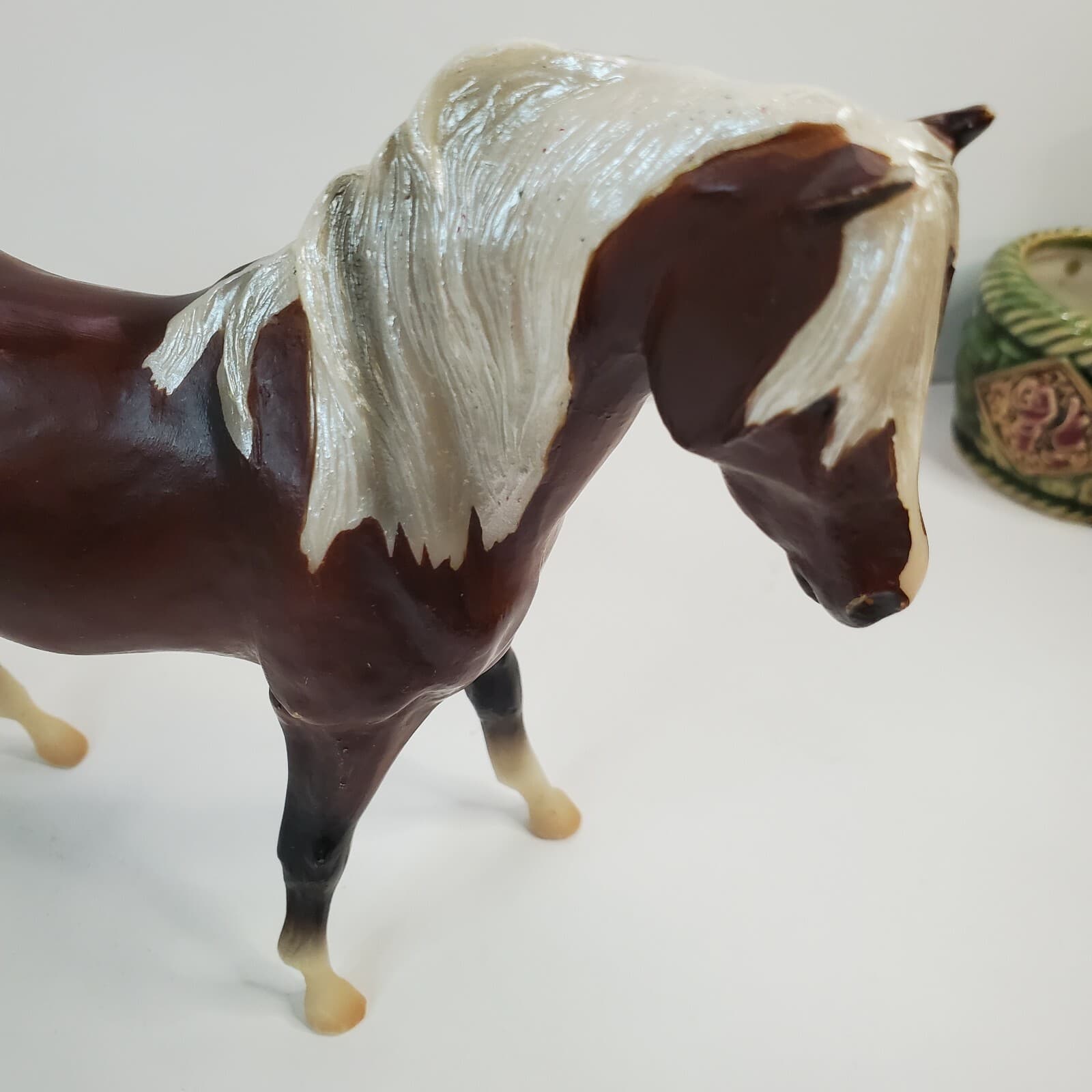 Vintage Breyer Reeves Brown and White Chestnut Collectible Model Toy Horse - Thumbnail 2