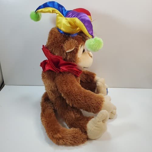 Ringling Bros Jester Monkey 18” Plush Animal Greatest Show on Earth Circus - Thumbnail 7