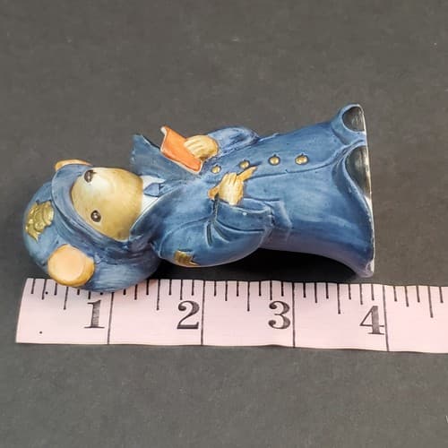 Vintage Lefton Hand Painted Mouse Police Officer Policeman Figurine 00327 - Thumbnail 6