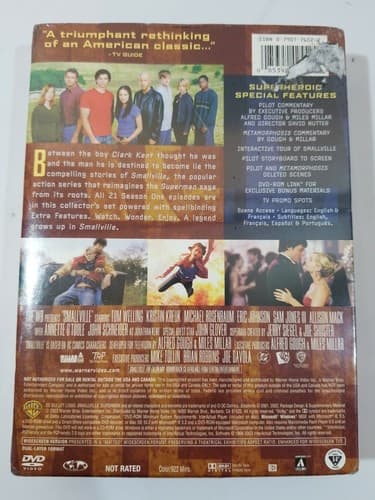 Smallville The Complete First Season DVD 6 Disc Box Set New Sealed 1 Superman - Thumbnail 2