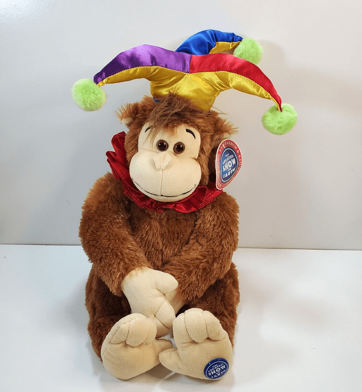 Ringling Bros Jester Monkey 18” Plush Animal Greatest Show on Earth Circus