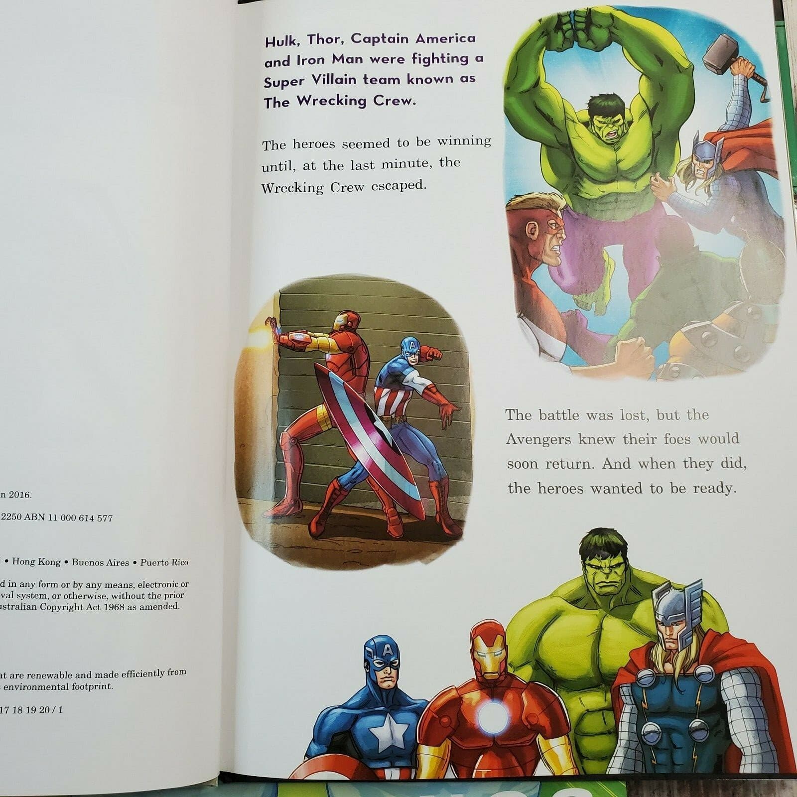 Lot of 7 Scholastic Marvel Superhero Books Ant-Man Iron Man Avengers 8.5 x 11.25 - Thumbnail 11
