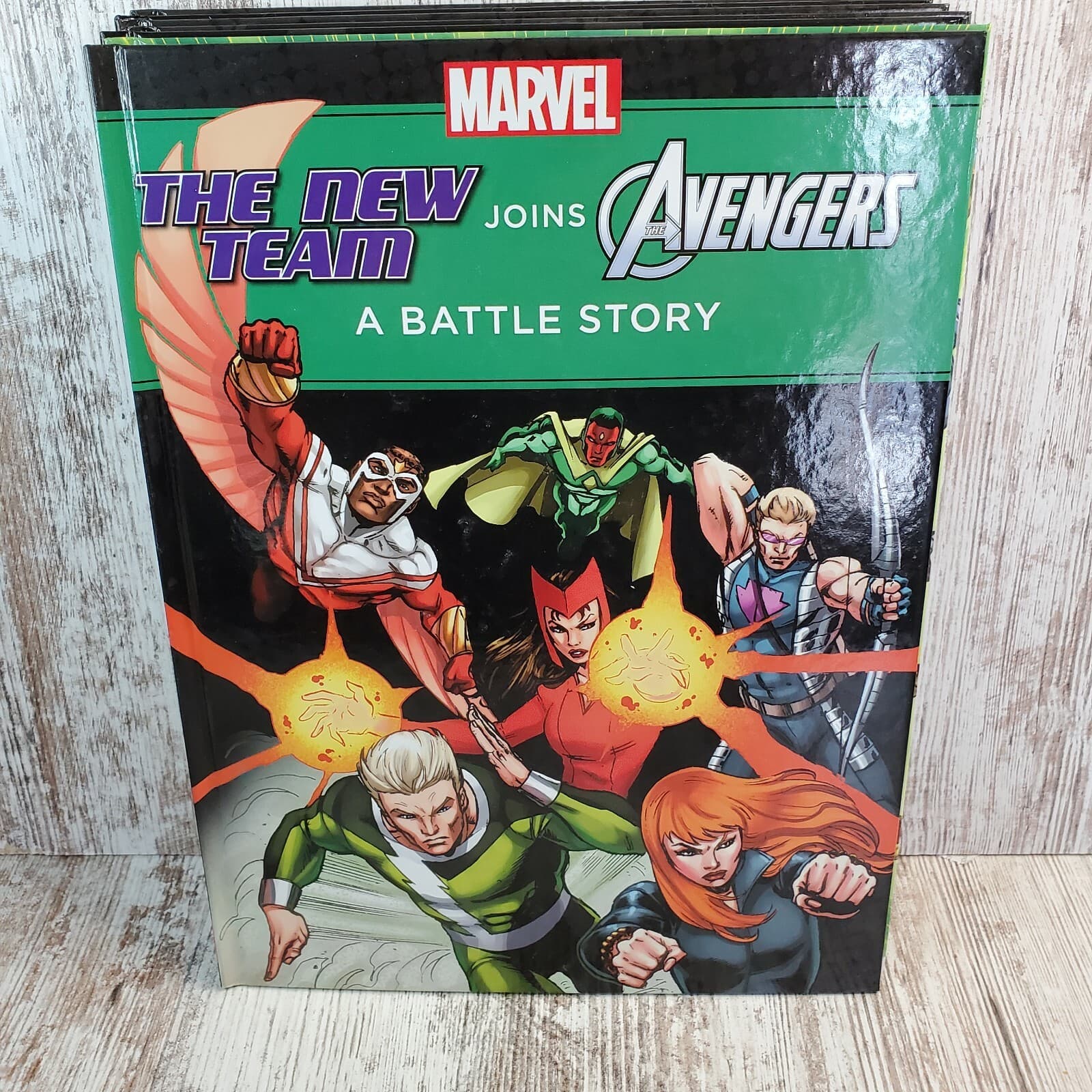 Lot of 7 Scholastic Marvel Superhero Books Ant-Man Iron Man Avengers 8.5 x 11.25 - Thumbnail 10