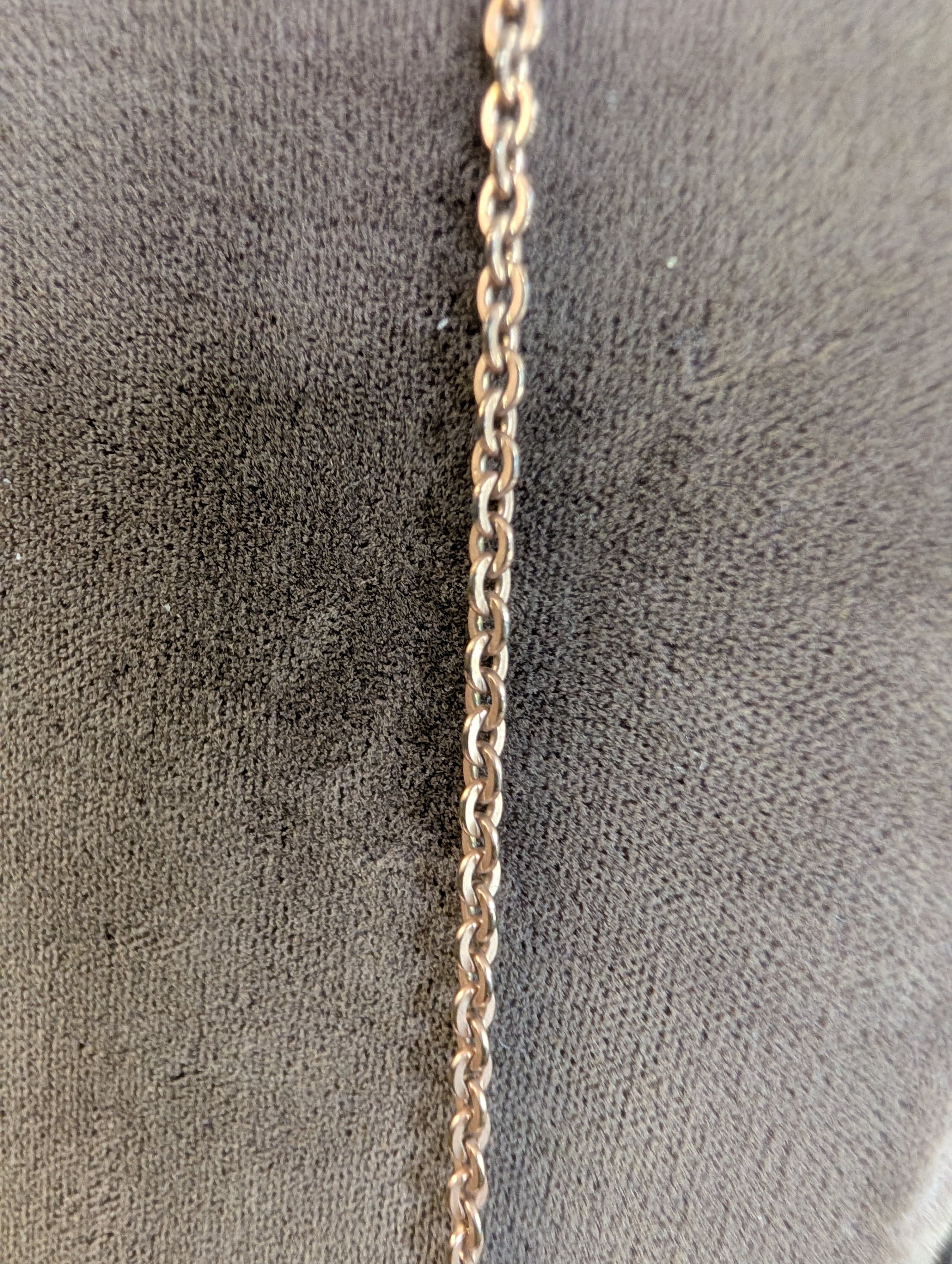 Antique Rose Gold-Tone Long 24" Chain with stamped MR Hook Clasp - Thumbnail 8