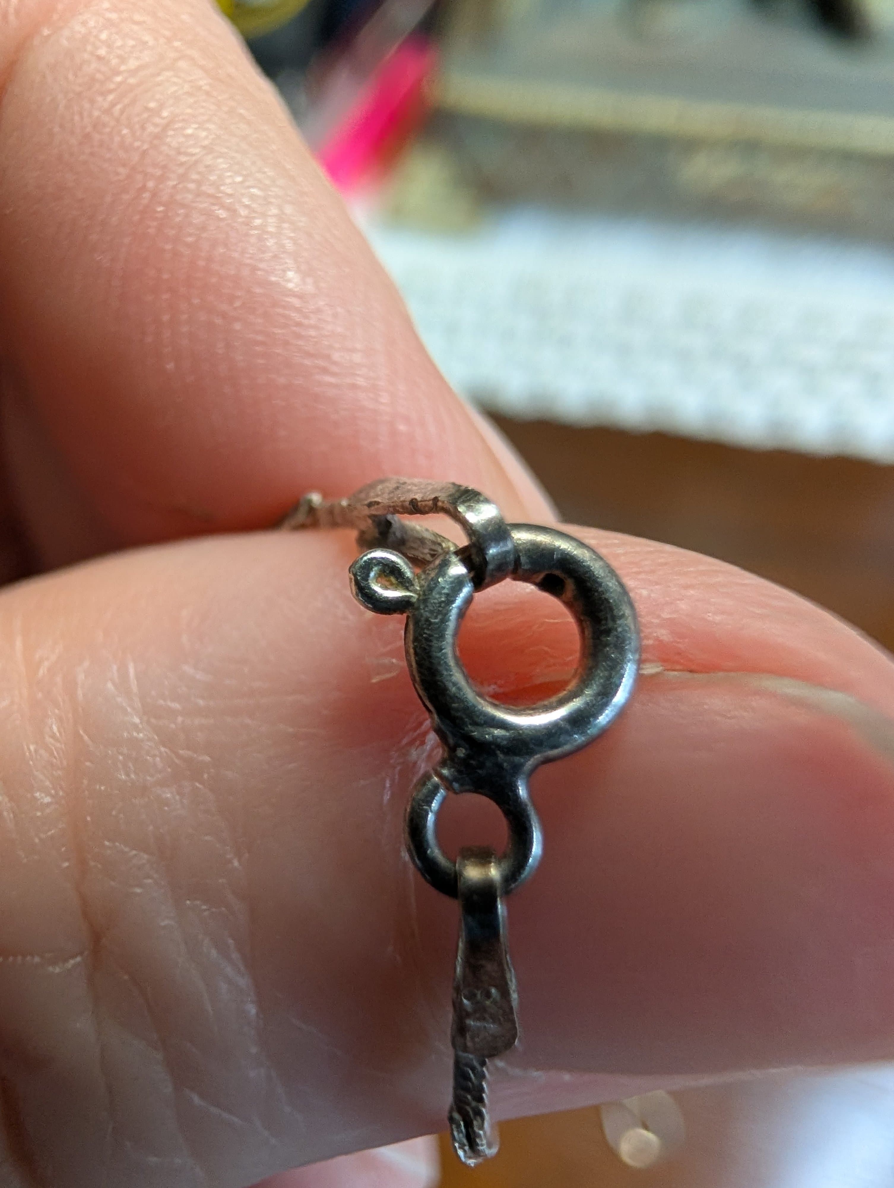 Sterling Silver 925 Box Chain Necklace and Pendant - Thumbnail 8