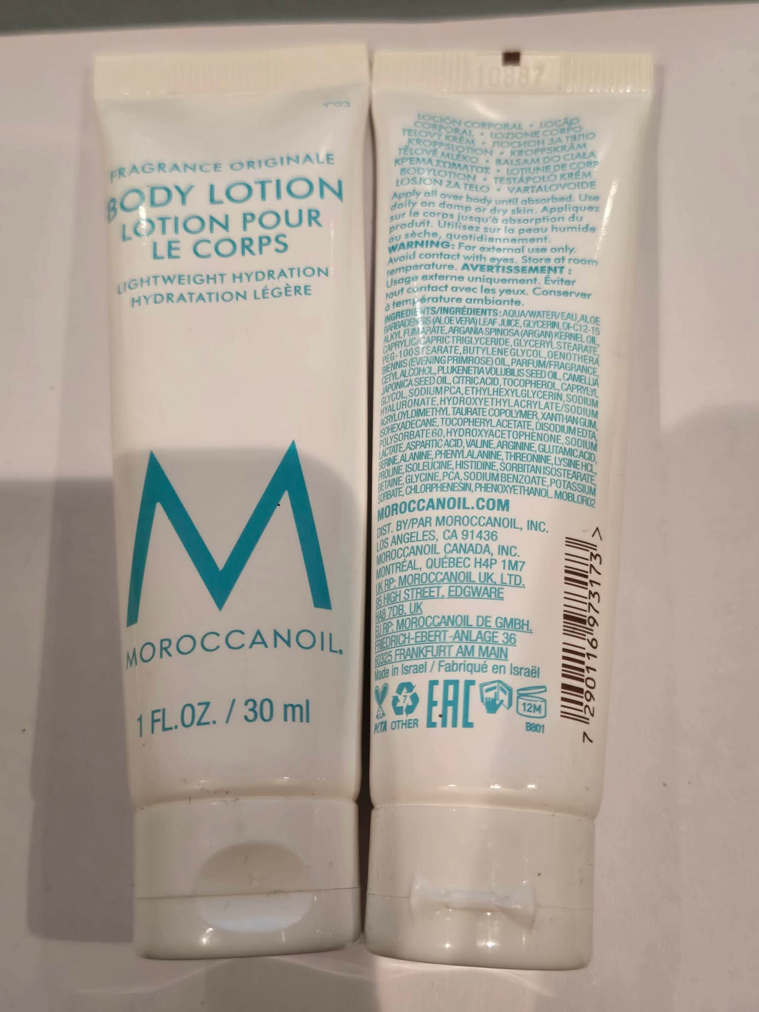 Moroccanoil Body Lotion 1 fl oz Lightweight Hydration