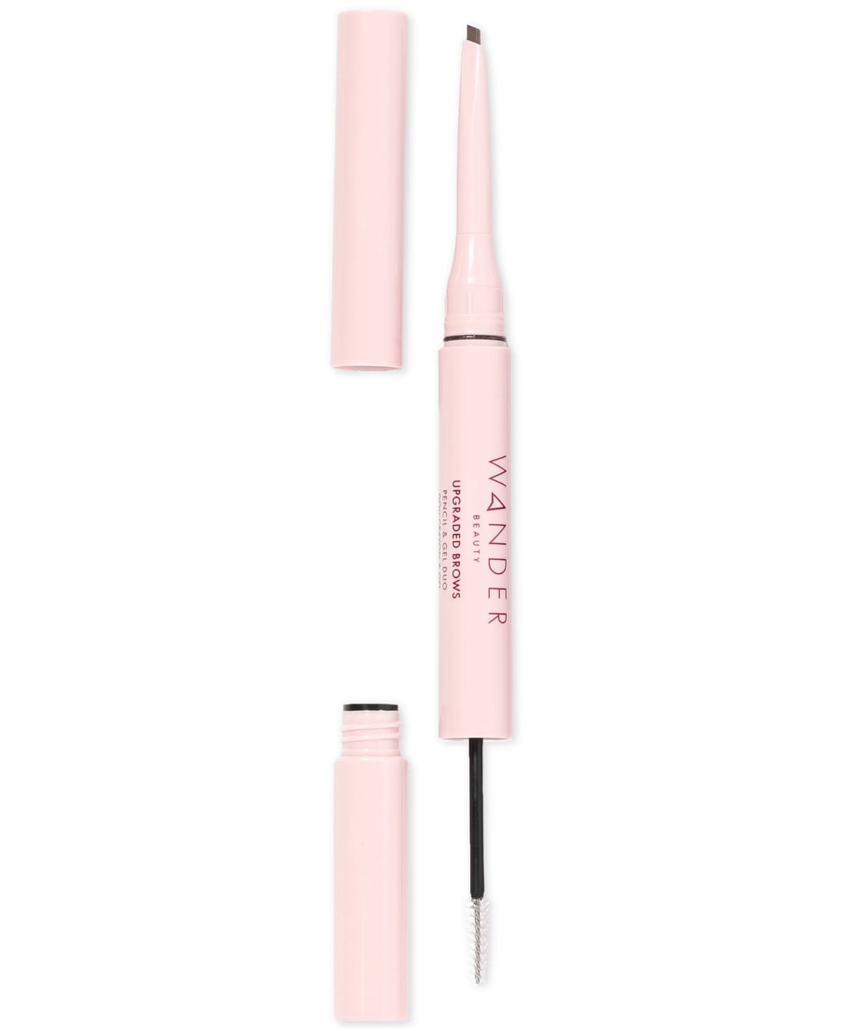 Wander Beauty Upgraded Brow Pencil & Eye Brow Gel - Taupe- 2 in 1 Eye Brow Makeup with Castor Oil  Peptides & Panthenol - Two-Sided Brow Fille - Thumbnail 3