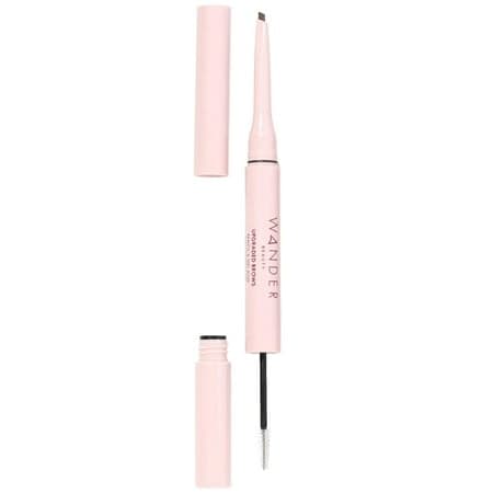 Wander Beauty Upgraded Brow Pencil & Eye Brow Gel - Taupe- 2 in 1 Eye Brow Makeup with Castor Oil  Peptides & Panthenol - Two-Sided Brow Fille - Thumbnail 4