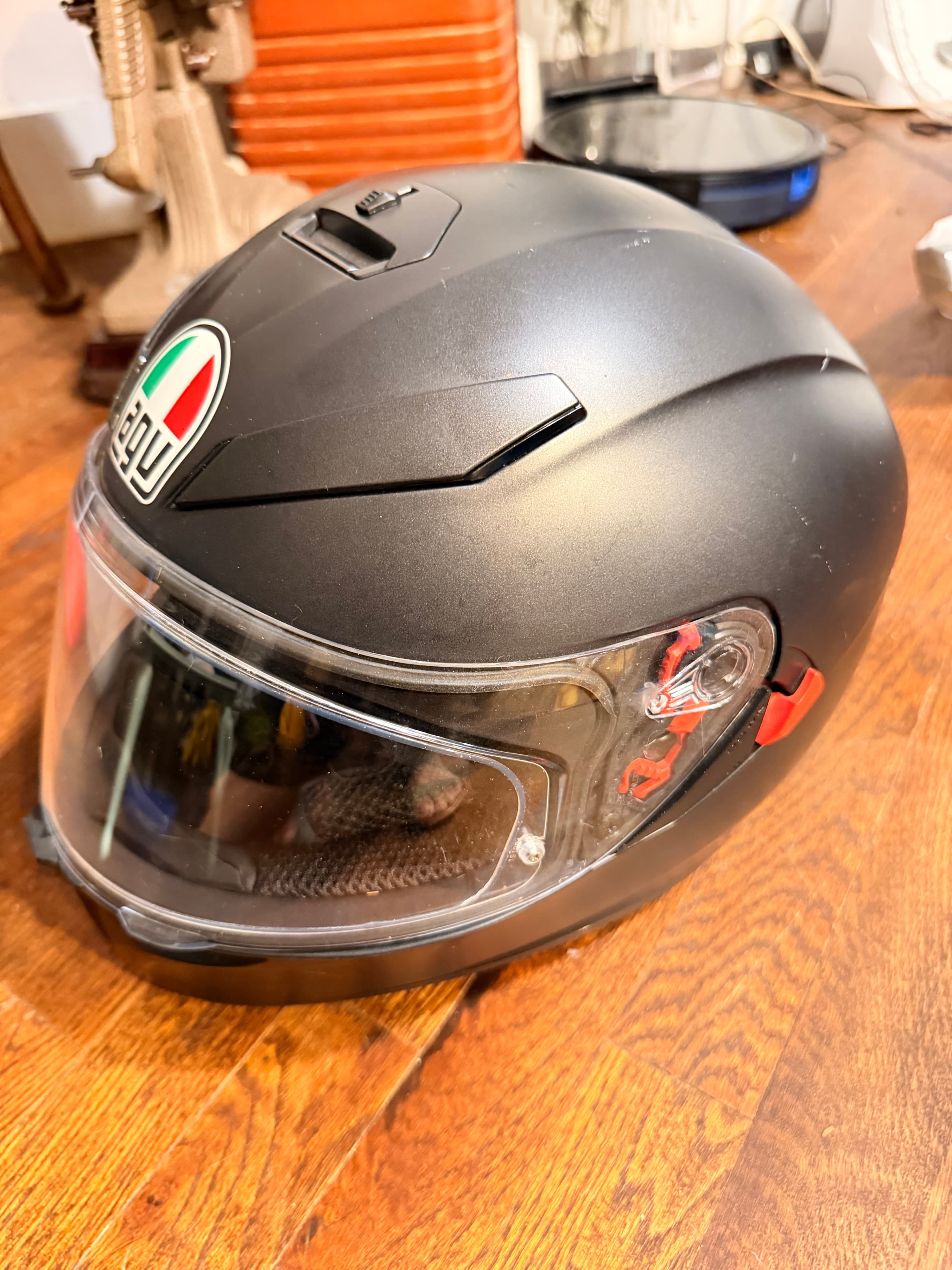AGV K-3 SV Motorcycle Helmet | Matte Black | Size XS