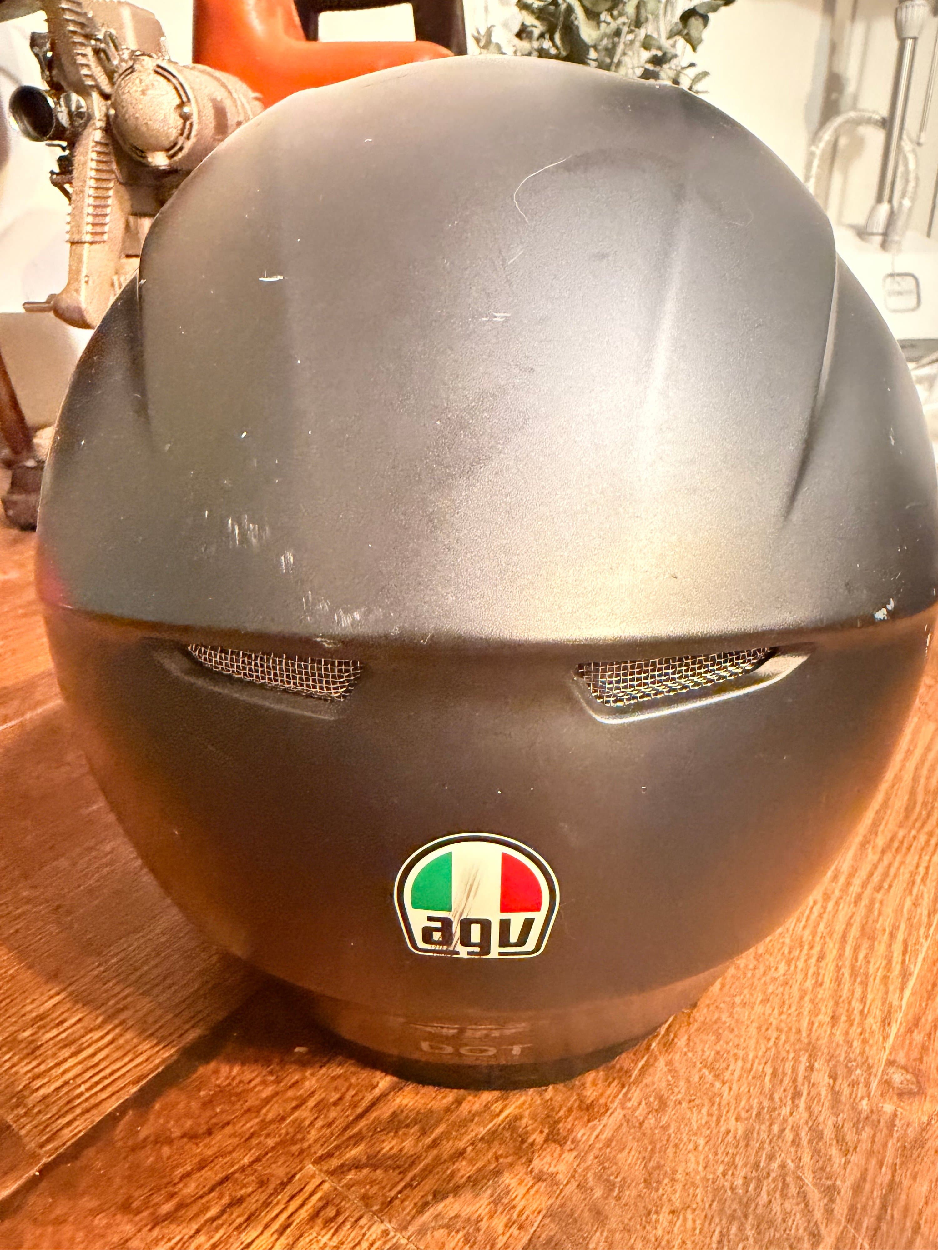 AGV K-3 SV Motorcycle Helmet | Matte Black | Size XS - Thumbnail 4