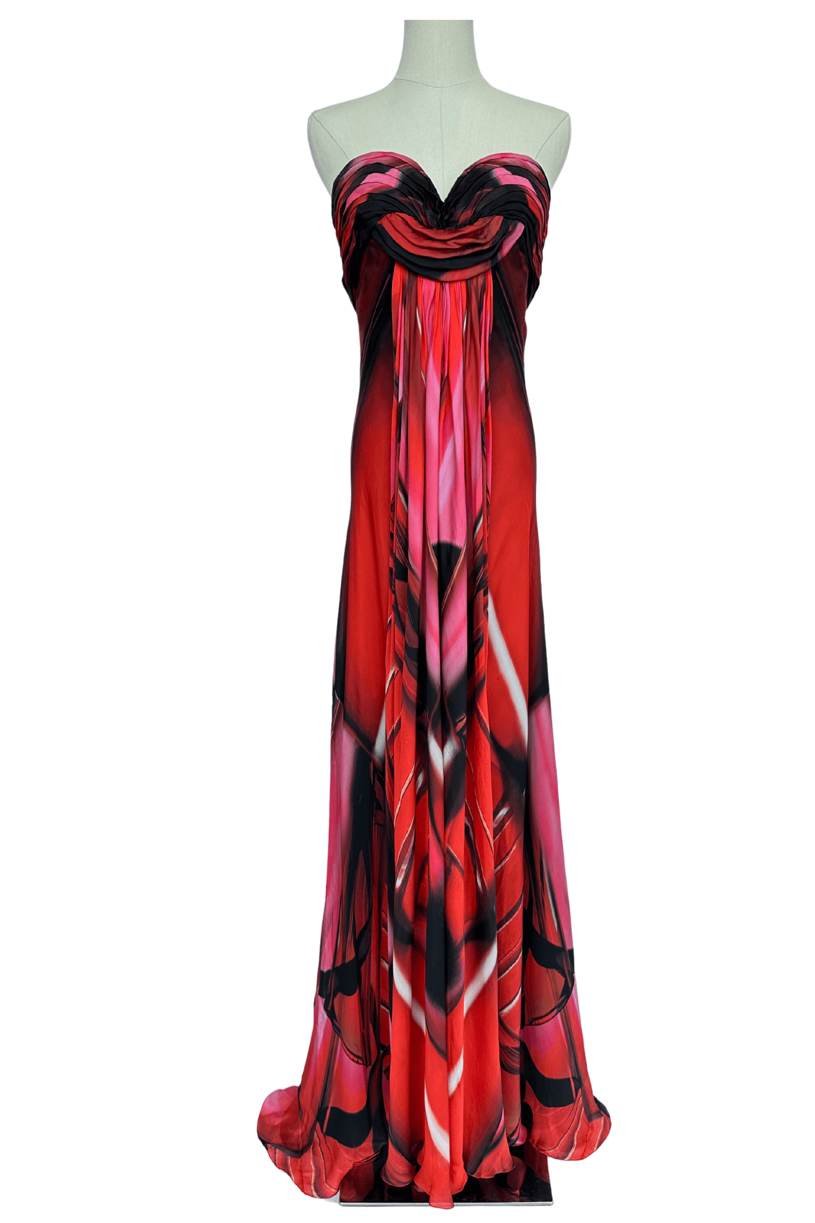 Roberto Cavalli Silk Alice Gown Size IT44 - Thumbnail 7