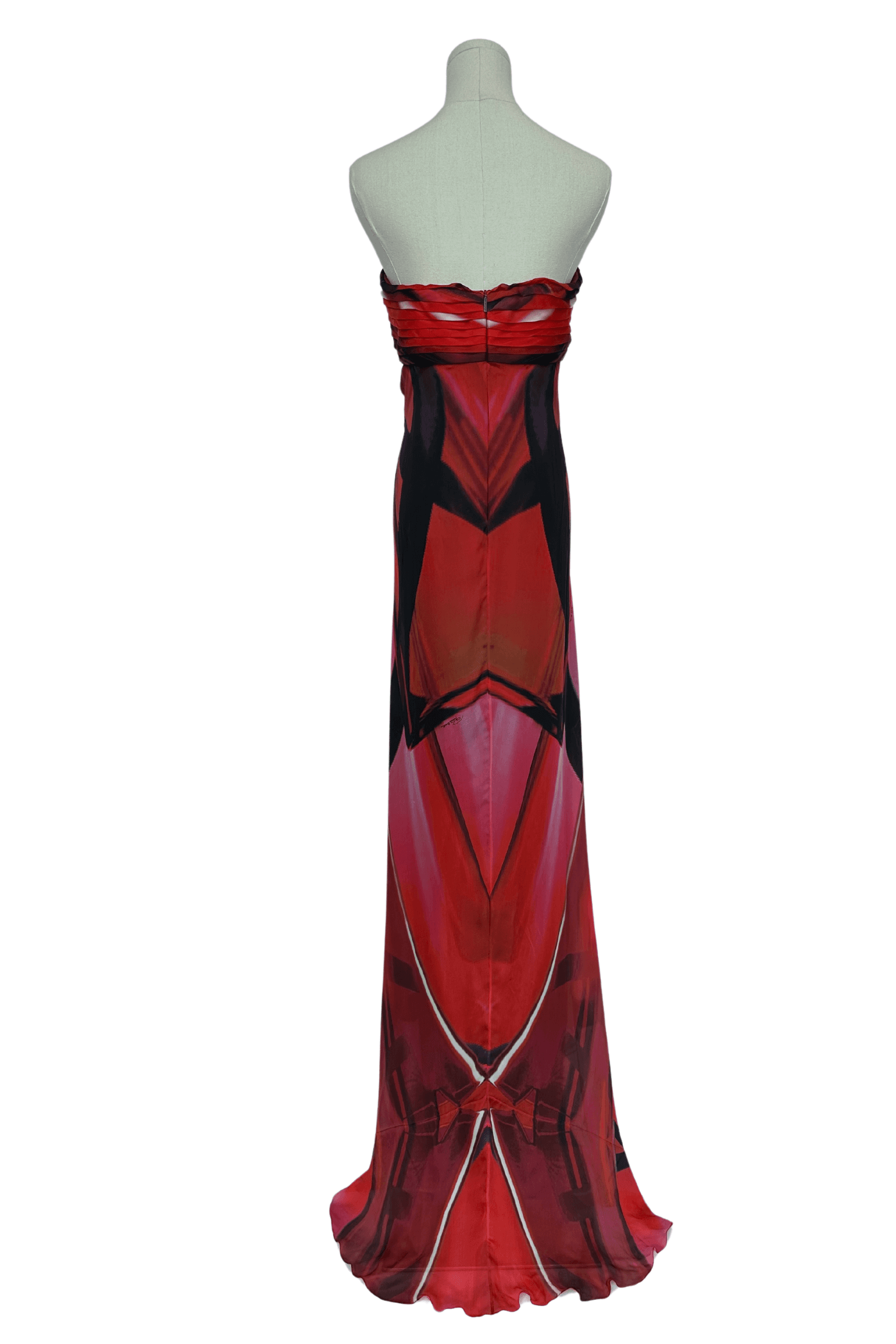 Roberto Cavalli Silk Alice Gown Size IT44 - Thumbnail 4