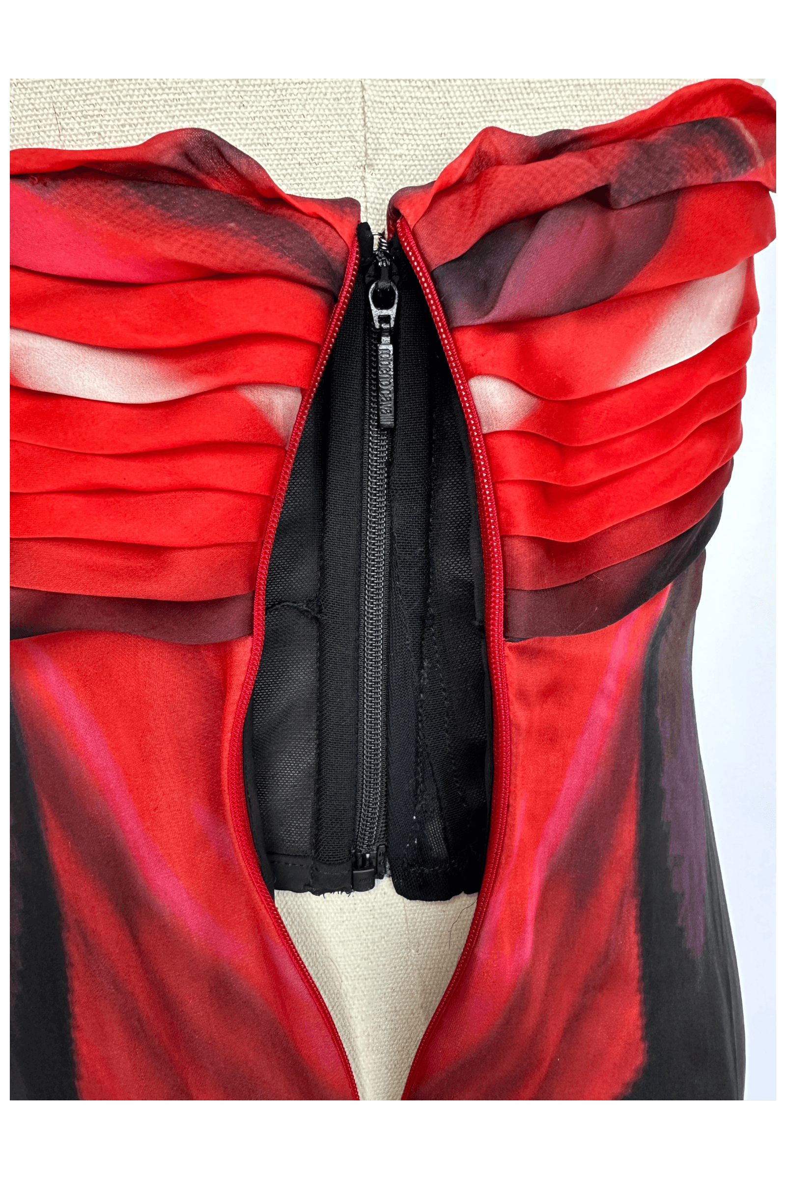 Roberto Cavalli Silk Alice Gown Size IT44 - Thumbnail 9