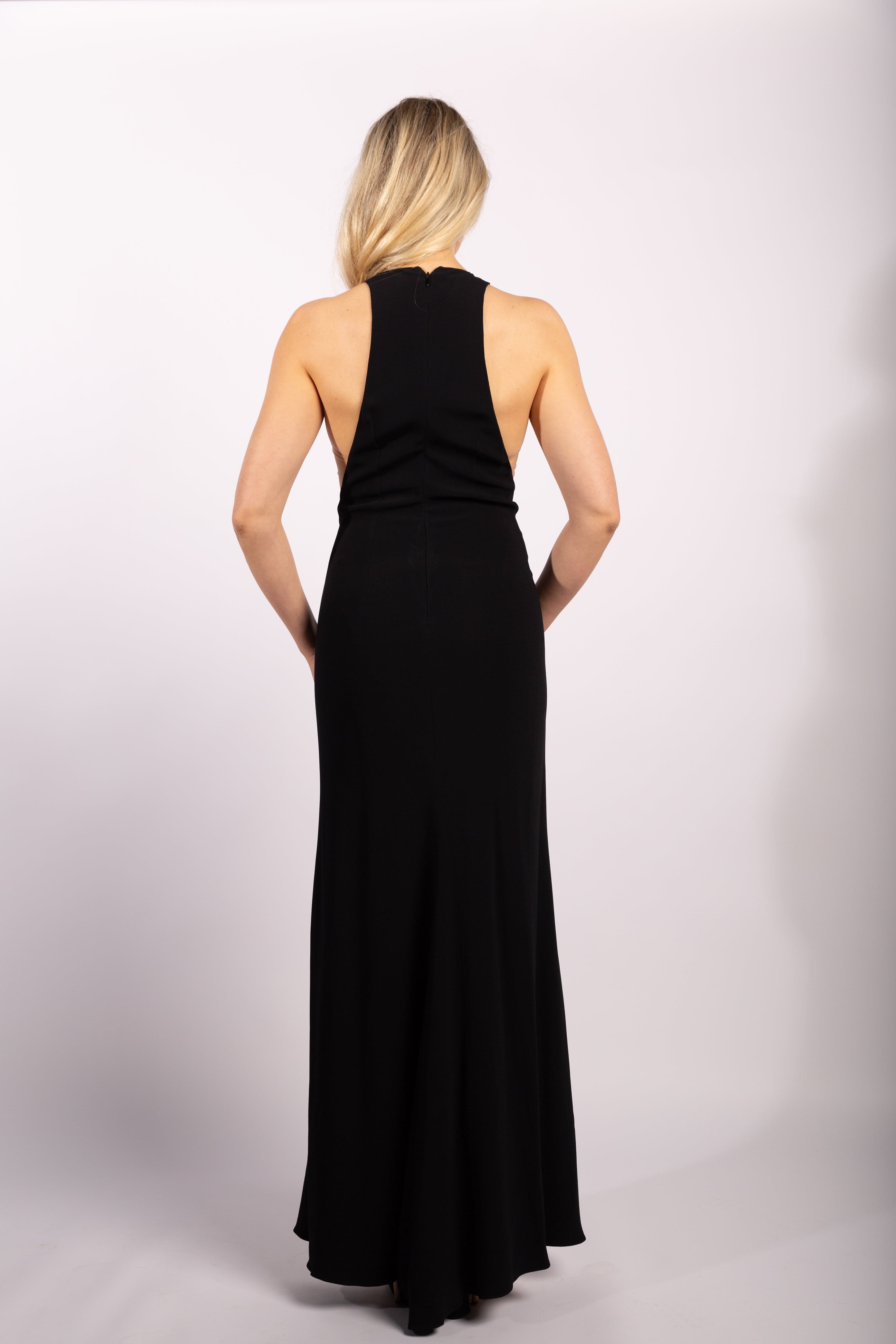 Stella McCartney Sleeveless Saskia Gown - Star Burst Black, Size IT42 - Thumbnail 2