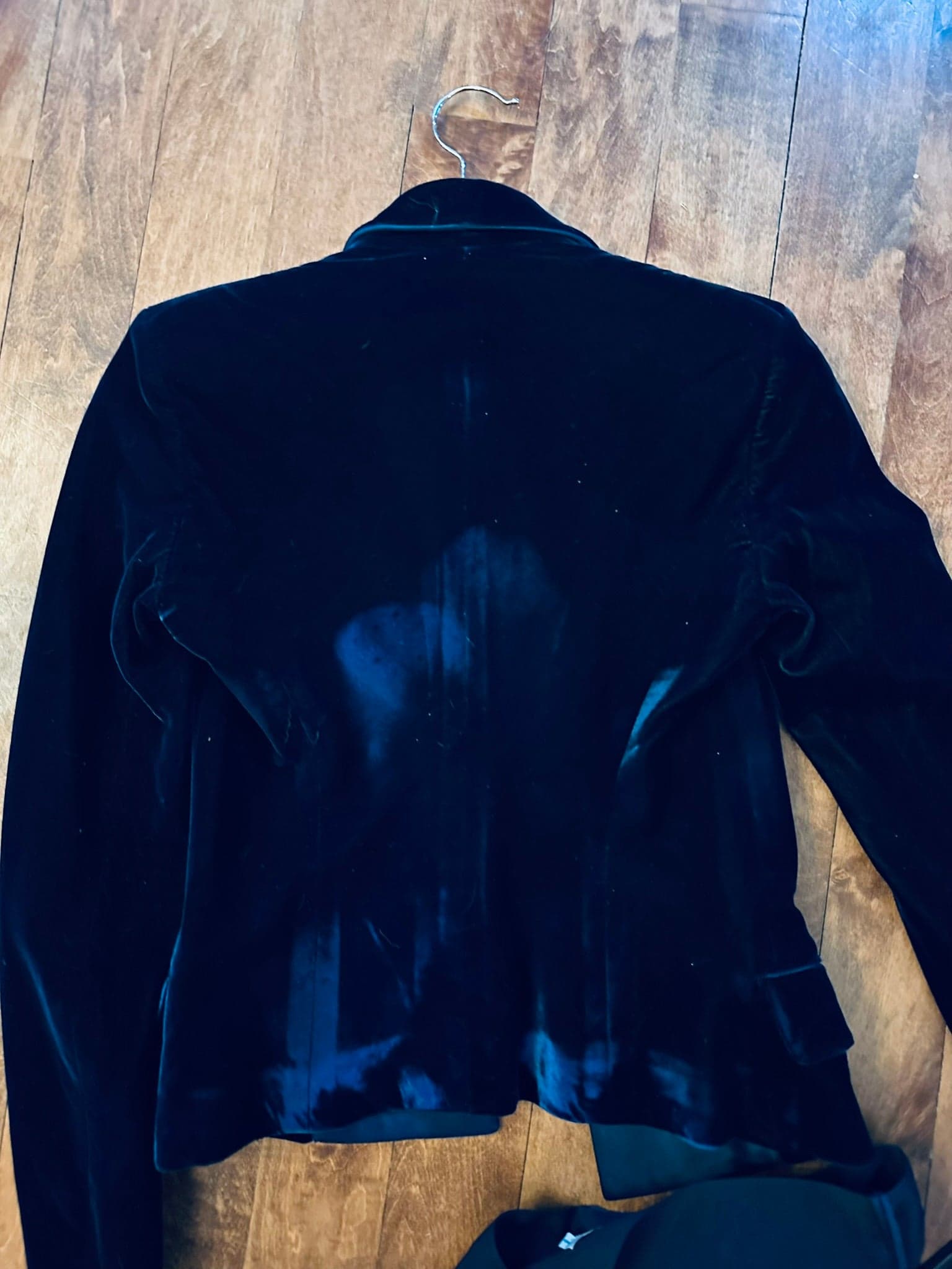 Yves Saint Laurent 2002 blue velvet runway suit Tom Ford F 36 - Thumbnail 11