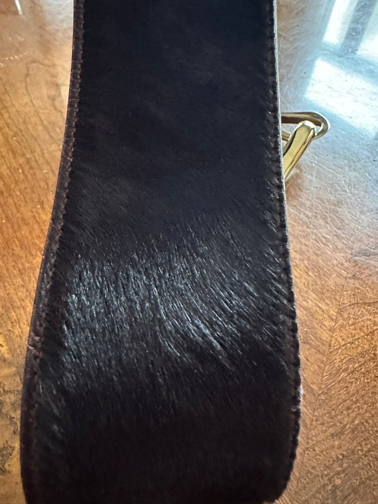 Gucci 1996 x large horsebit pony hair belt Tom Ford - Thumbnail 5