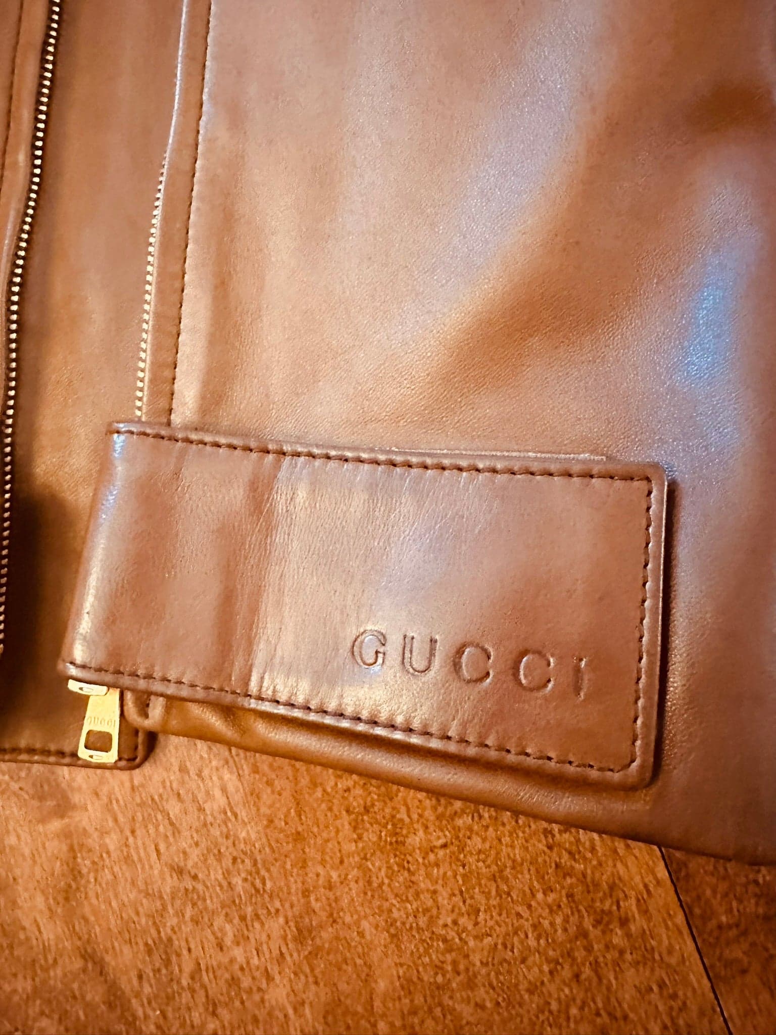 Gucci by Tom Ford runway leather jacket 2000/1 NWT - Thumbnail 2